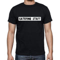 Catering Staff t shirt, mens t-shirt, occupation, S Size, Black, Cotton