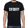 ceder, Herren-Kurzarm-Rundhals-T-Shirt