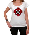 Celtic Cross triquetras red, T-Shirt for women,t shirt gift
