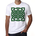 Celtic knot in square green, Men's T-Shirt,t shirt gift