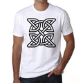 Celtic knot in square, Men's T-Shirt,t shirt gift