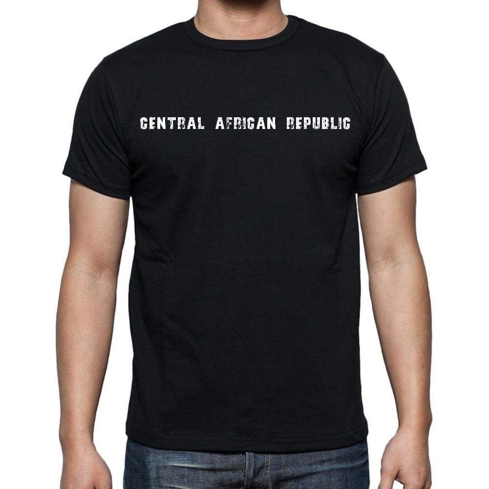 Central African Republic T-Shirt For Men Short Sleeve Round Neck Black T Shirt For Men - T-Shirt