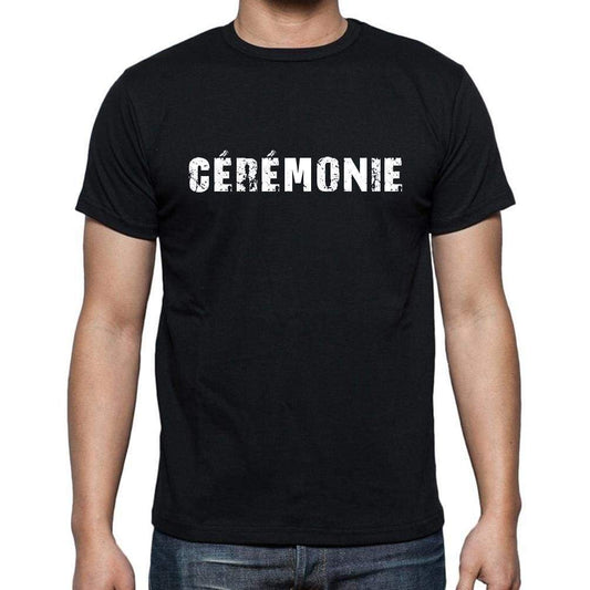 Cérémonie French Dictionary Mens Short Sleeve Round Neck T-Shirt 00009 - Casual