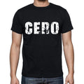 cero Herren Kurzarm-Rundhals-T-Shirt 00016