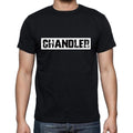Chandler t shirt, mens t-shirt, occupation, S Size, Black, Cotton