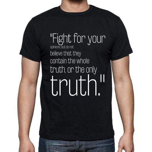 Charles A. Dana Quote T Shirts Fight For Your Opinion T Shirts Men Black - Casual
