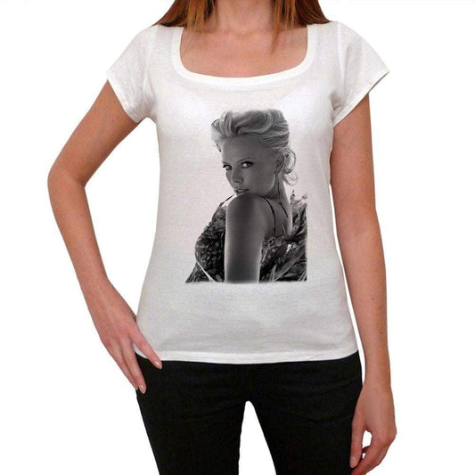Charlize Theron T-Shirt For Women Short Sleeve Cotton Tshirt Women T Shirt Gift - T-Shirt