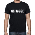 chasse, French Dictionary, Men's Short Sleeve Round Neck T-shirt 00009