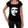 Che Guevar Black Old Celebrities Black Womens Short Sleeve Round Neck T-Shirt Gift T-Shirt Gift T-Shirt 00312 - Black / Xs - Casual