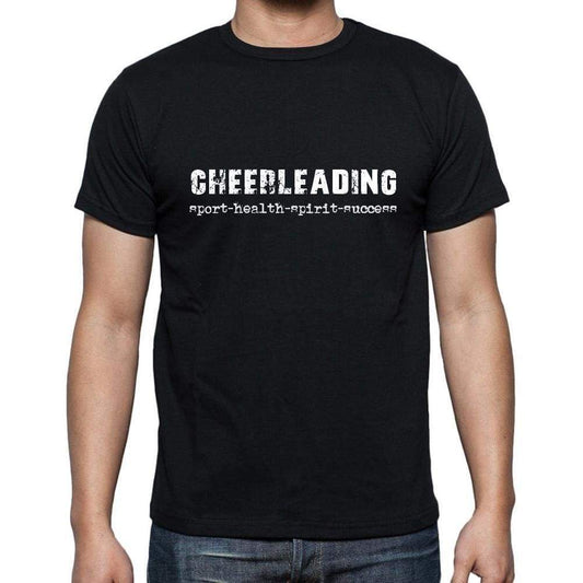 Cheerleading Sport-Health-Spirit-Success Mens Short Sleeve Round Neck T-Shirt 00079 - Casual
