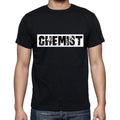 Chemist t shirt, mens t-shirt, occupation, S Size, Black, Cotton