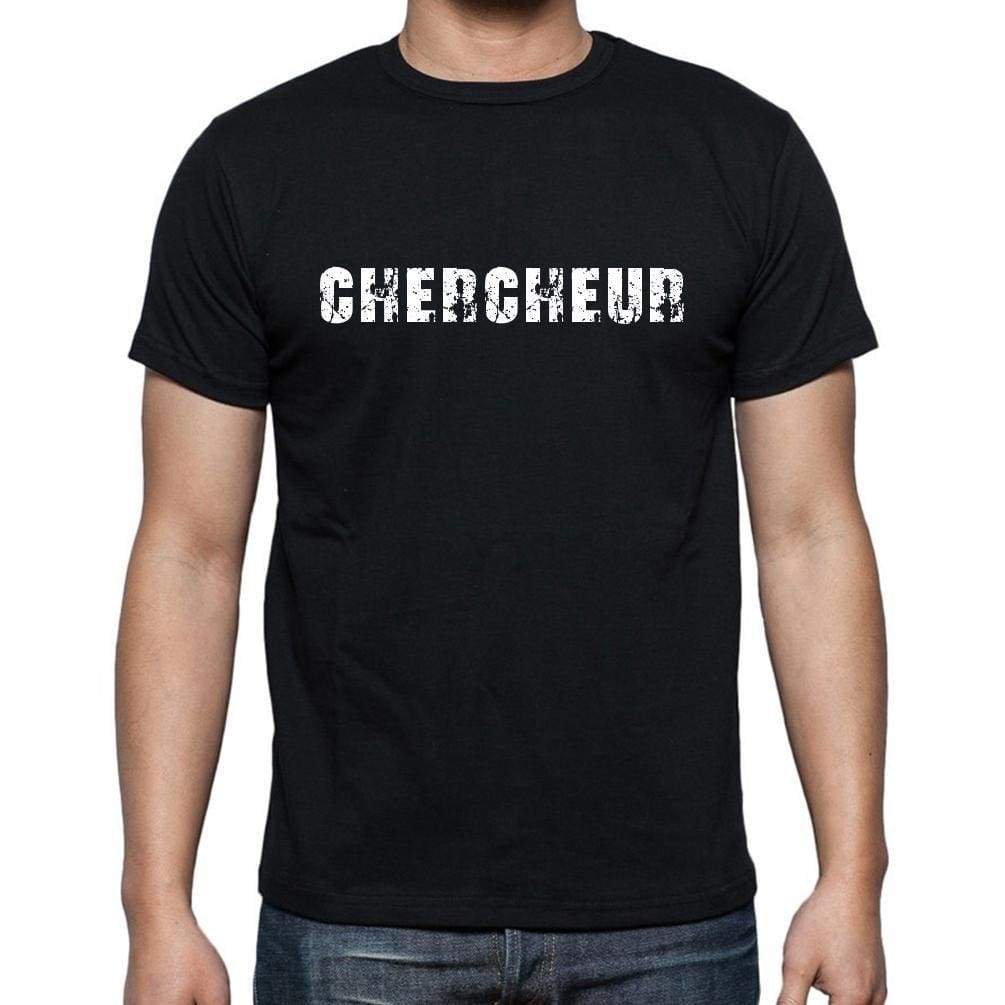 Chercheur French Dictionary Mens Short Sleeve Round Neck T-Shirt 00009 - Casual