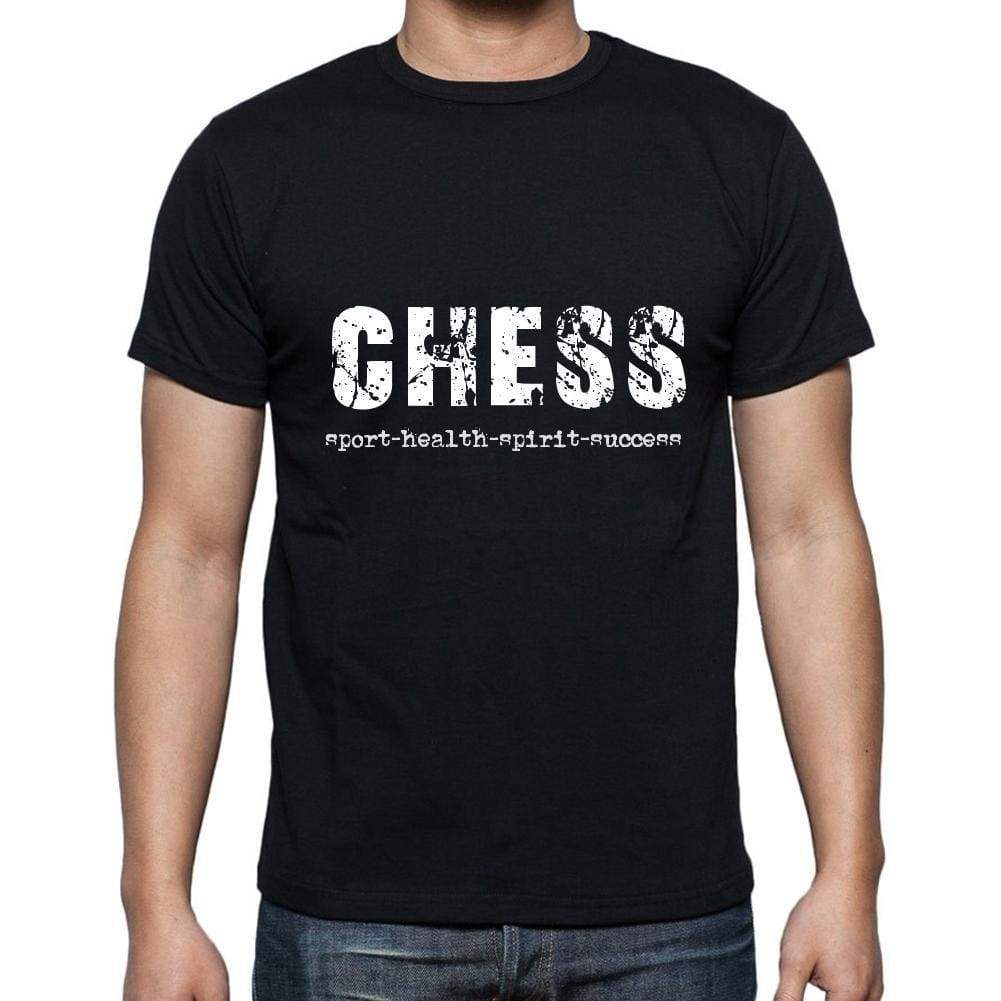 Chess Sport-Health-Spirit-Success Mens Short Sleeve Round Neck T-Shirt 00079 - Casual