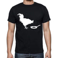 Chicken And The Egg Black Gift Tshirt, Men's tee, Black 00191