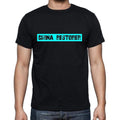 China Restorer t shirt, mens t-shirt, occupation, S Size, Black, Cotton