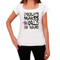 Chocolate World Goes Round Womens Short Sleeve Round White T-Shirt 00083 - White / Xs - Casual