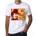 Chuck Norris Go Chuck Yourself, Men's White tee, 100% Cotton 00217