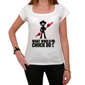 Chuck Norris What Would Chuck Do, Women's Short Sleeve Scoop Neck Tee 00218