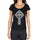 Circle Tribal Tattoo Black Gift Tshirt Black Womens T-Shirt 00165