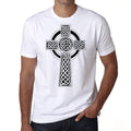 Circle Tribal Tattoo, T-shirt blanc pour hommes, 100% coton 00162