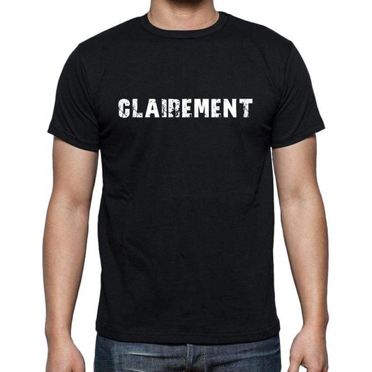 Clairement French Dictionary Mens Short Sleeve Round Neck T-Shirt 00009 - Casual