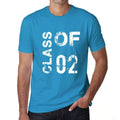 Class of 02 Grunge Men's T-shirt Blue Birthday Gift 00483