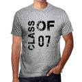 Class of 07 Grunge Men's T-shirt Grey Birthday Gift 00482