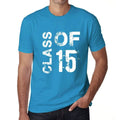 Class of 15 Grunge Men's T-shirt Blue Birthday Gift 00483