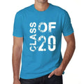 Class of 20 Grunge Men's T-shirt Blue Birthday Gift 00483