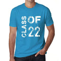 Class of 22 Grunge Men's T-shirt Blue Birthday Gift 00483