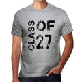Class of 27 Grunge Men's T-shirt Grey Birthday Gift 00482