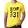 Class Of 31 Grunge Mens T-Shirt Yellow Birthday Gift 00484 - Yellow / Xs - Casual