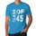 Class Of 45 Grunge Mens T-Shirt Blue Birthday Gift 00483 - Blue / Xs - Casual