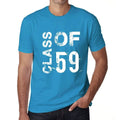 Class of 59 Grunge Men's T-shirt Blue Birthday Gift 00483
