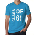 Class of 61 Grunge Men's T-shirt Blue Birthday Gift 00483