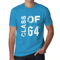 Class of 64 Grunge Men's T-shirt Blue Birthday Gift 00483
