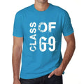 Class of 69 Grunge Men's T-shirt Blue Birthday Gift 00483