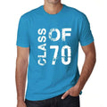 Class of 70 Grunge Men's T-shirt Blue Birthday Gift 00483