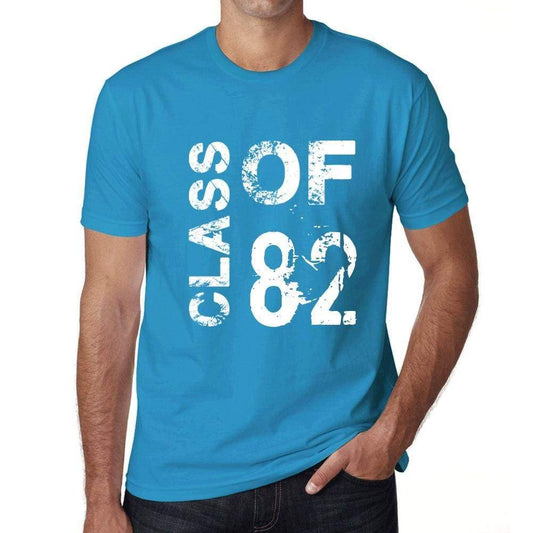 Class Of 82 Grunge Mens T-Shirt Blue Birthday Gift 00483 - Blue / Xs - Casual