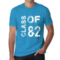 Class of 82 Grunge Men's T-shirt Blue Birthday Gift 00483