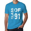 Class of 91 Grunge Men's T-shirt Blue Birthday Gift 00483
