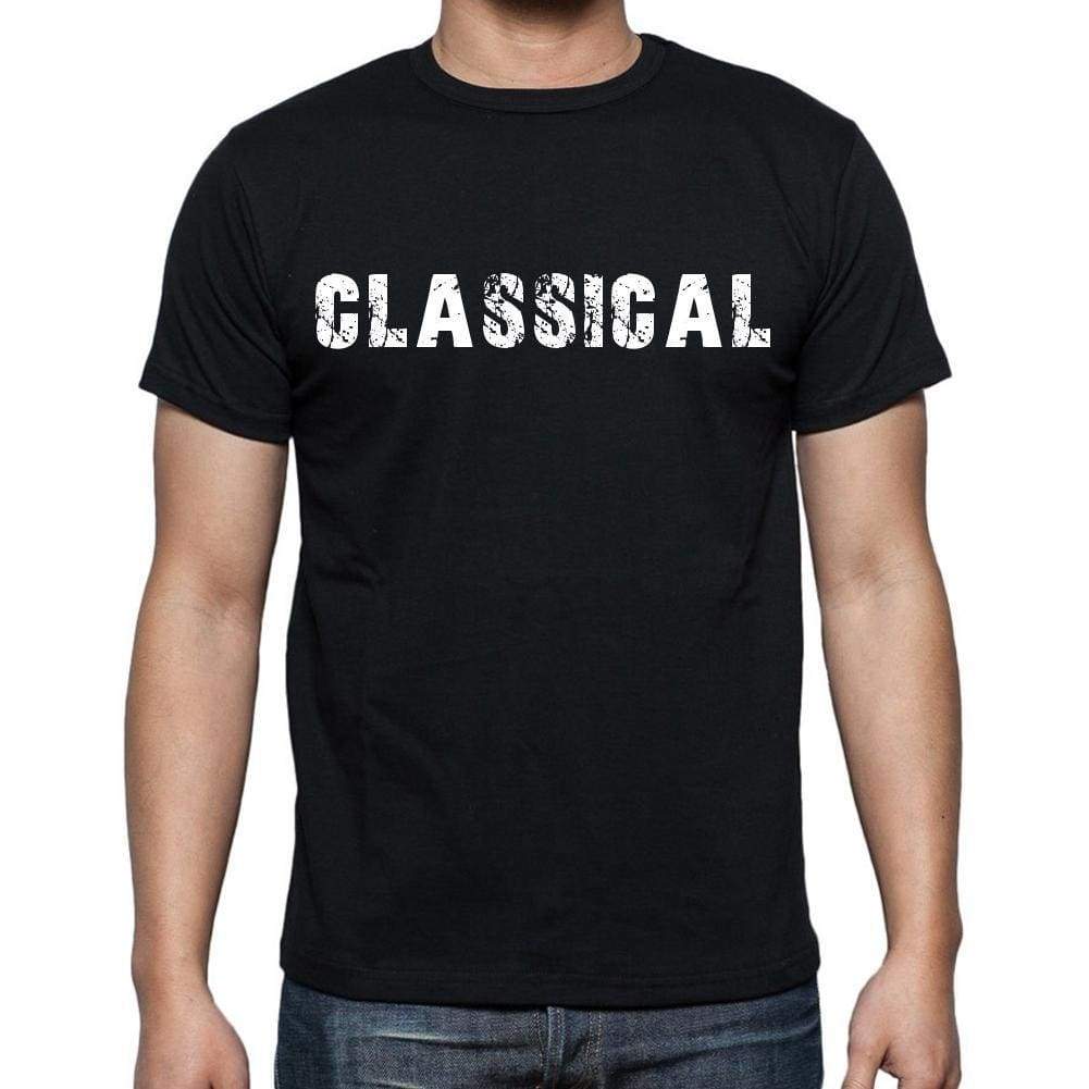 Classical White Letters Mens Short Sleeve Round Neck T-Shirt 00007