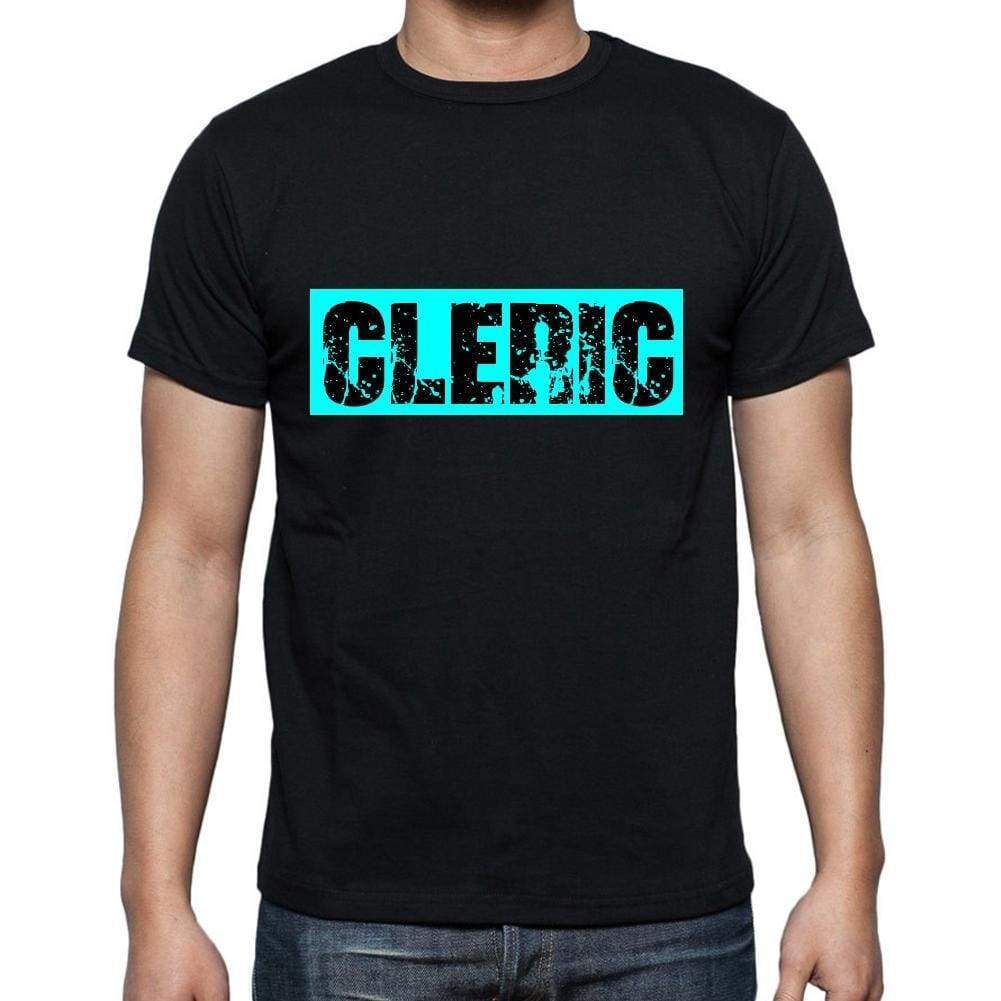 Cleric t shirt, mens t-shirt, occupation, S Size, Black, Cotton - ULTRABASIC