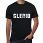 clerid Mens Vintage T shirt Black Birthday Gift 00554 - ULTRABASIC