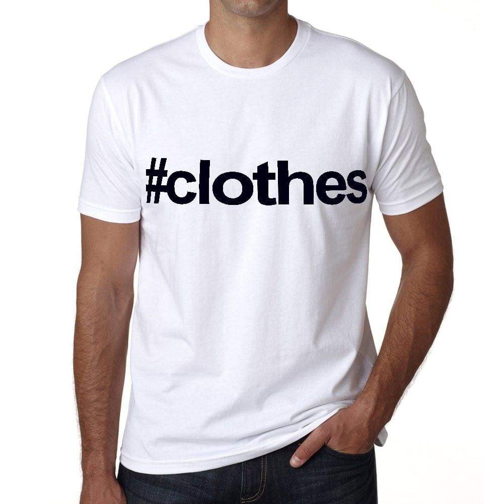 clothes Hashtag Men's Short Sleeve Round Neck T-shirt 00076