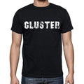 cluster Men's Short Sleeve Round Neck T-shirt , Black T-shirt EN