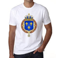 Coat of Arms of Kingdom of France Men's Short Sleeve Round Neck T-shirt 00170