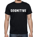 cognitive Men's Short Sleeve Round Neck T-shirt , Black T-shirt EN