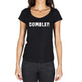 combler, French Dictionary, Women's Short Sleeve Round Neck T-shirt 00010