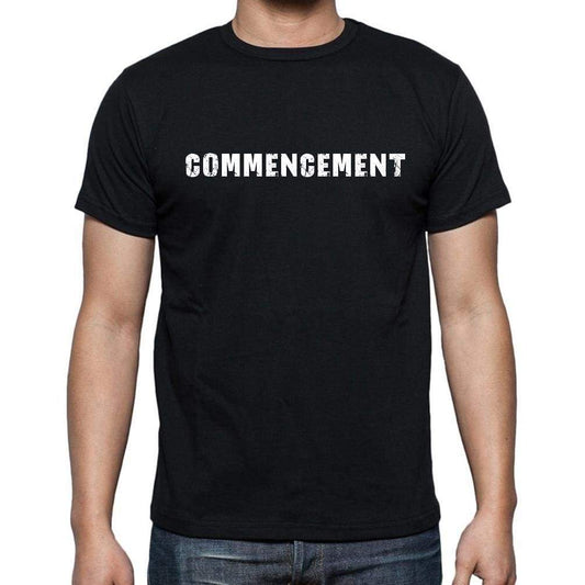 Commencement French Dictionary Mens Short Sleeve Round Neck T-Shirt 00009 - Casual